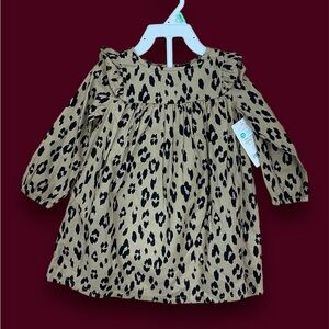 Carters- Leopard Ruffle Dress